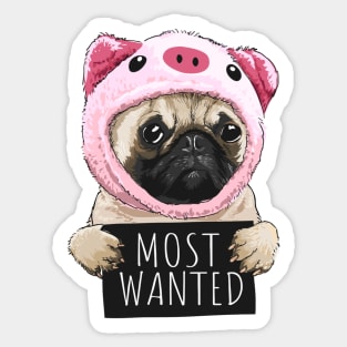 Most Wanted Sticker